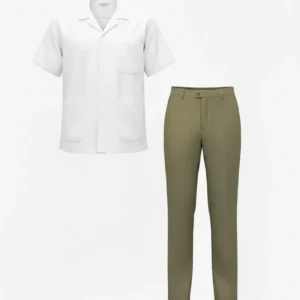 Kaki & Blanc – Homme